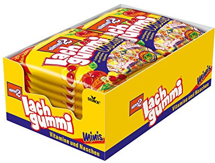 nimm2 Lachgummi minis (15 x 210g) / Fruchtgummis mit Vitaminen