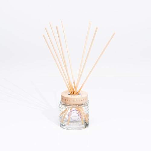 Isle of Skye Candle Company Lavender Dusk Reed Diffuser | Premium Fragrance | Hand-poured in Scotland | Effortless home fragrance | 10 Weeks Diffuse Time | Plant-based, sustainable augeo