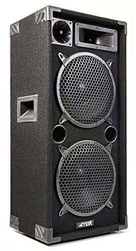 MAX 2x10 Inch Dual Woofer Passive Home Audio Speaker, 1000W Power, 2-Way Full Range System for Powerful Bass, DJ Party Speakers, Ideal for Home Sound Systems and Audio Enthusiasts