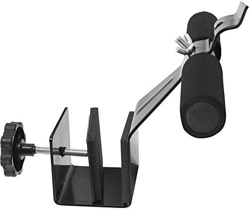 GORILLA SPORTS® Sit Up Bar - zur Tür, Verstellbar, Gepolsterter Knöchelstange, Schwarz - Bauchtrainer, Bauchmuskeltrainer, Multifunktionale Tür-Sit-Up-Bar, Sit-Up Assistent, Hilfen, für Zuhause