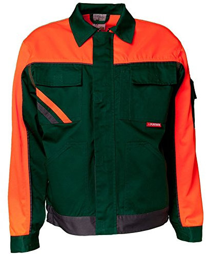Planam 2412044 Visline V1 Bundjacke, Grün/Orange/Schiefer, Größe 44