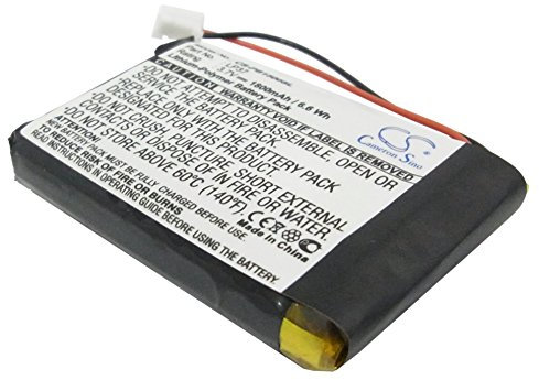 Battery for Pure Digital Pocket DAB1500, 3.7V, 1800mAh, Li-Polymer