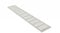 Aluminium Lüftungsgitter Stegblech Lüftungssieb Silber eloxiert 100x400mm