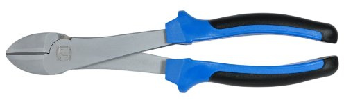 SW-Stahl 40560L Kraftseitenschneider - 255 mm Extra Lang - Profi Zange | Präzis-Seitenschneider für Drähte bis 3 mm - DIN ISO 5749 - Matt Verchromter Chrom-Vanadium-Stahl - Griffschutz