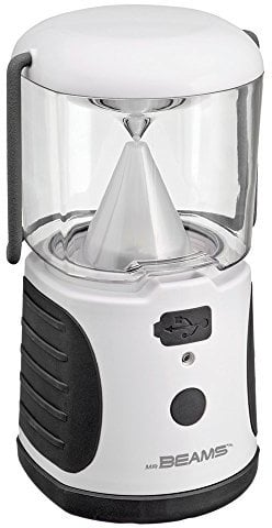 Mr Beams ultra helle LED Laterne mit USB Ladegerät, weiß MB480