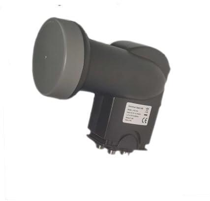 BOCA Quattris LNB 10.7 – 12.75 GHz schwarz Konverter abbassatore von-Low Noise Block (LNB)