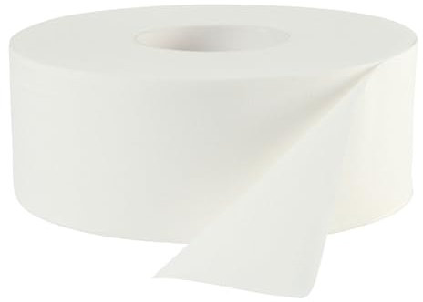 Boardwalk 6100 Jrt de bain papiers, Jumbo, double, 304,8 m, Blanc (cas de 12)