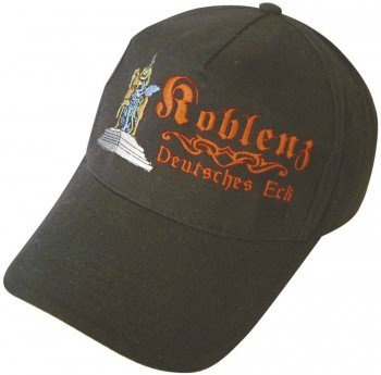 Fan-O-Menal Baseballcap mit Einstickung - Koblenz Deutsches Eck - 68897 schwarz