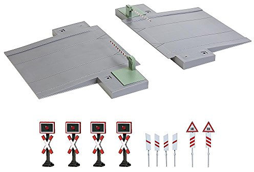 FALLER FA 120244 - Bahnschranke mit Antriebsteilen, Zubehör für die Modelleisenbahn, Modellbau