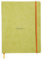 RHODIA 117556C - Anise Soft Notebook - 19x25 cm - Dot Dot - 160 pages - Ivory Clairefontaine Paper 90 g/m - Bookmark, Elastic Closure - Faux Leather Cover - Rhodiarama Collection