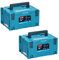 Makita Makpac Gr, 3 Systemkoffer im 2er Set