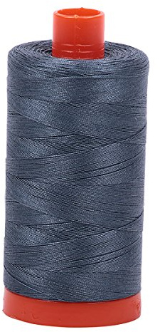 Aurifil Mako Cotton Thread Solid 50wt 1422yds Medium Grey