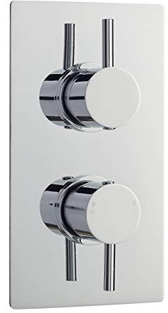 Ultra QUEV52 Quest Thermostatic Twin Valve with Diverter - Chrome