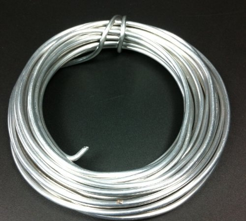 Filo d' alluminio, filo 5 mm x 19 m Argento 1 kg