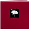 Pioneer 30,5 x 30,5 cm Buch, Stoffeinband, Album mit Fenster, rot, Apple Red, 30,5 x 30,5 cm