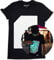 Illuminated Apparel Leuchtet Im Dunkeln Interaktives Leucht-T-Shirt (Schwarz/Grün, 9-11 Jahre)