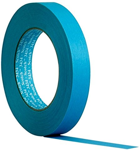 3M Scotch 07895 - Hochleistungsabdeckband 3434, Blau, 19 mm x 50 m