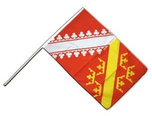 Digni Drapeau France Alsace sur hampe - 60 x 90 cm