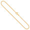 EDELIND Goldkette, Panzerkette flach Gelbgold 585/14 K, Länge 40 cm, Breite 1.7 mm, Gewicht ca. 4.2 g., NEU