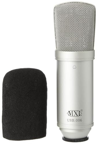 MXL USB.006 - microphones (PC, Wired, Cardioid, Grey)