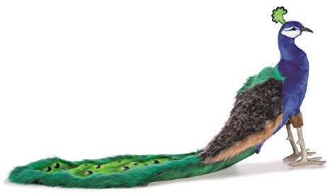 Hansa Peacock Plush 33cmH/100cmL