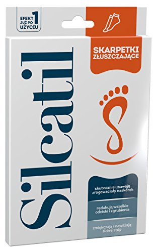 Silcatil Exfoliating Socks 1 PAIR Removes Calluses & Hard Skin