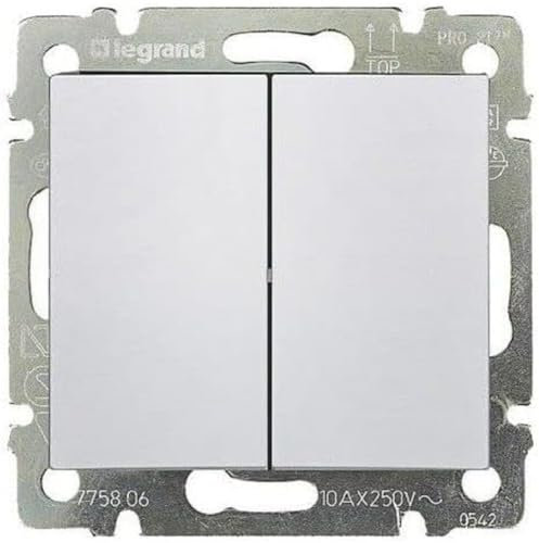 VL-PULS DOBLE 1P 10A BLAN