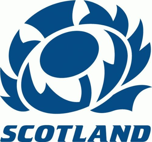 Scotland Rugby Bumper Sticker 12 x 12 cm