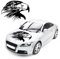 Adler Aufkleber für das Auto Eagle Head Sticker Cartattoo Steinadler Vogel Motiv Folienplot |KB390