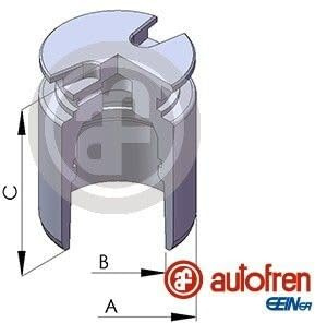 AUTOFREN SEINSA D025102 Bremssattel-Kolben 34mm Stahl