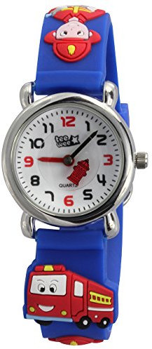 Tee-Wee UW953B – Montre de Poignet Enfants, Bracelet en Caoutchouc Bleu