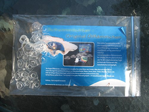 Schwimmlichter Original - Öl-Flämmchen 10 Stück im Klarsichtbeutel (ohne Geschenkkarton)