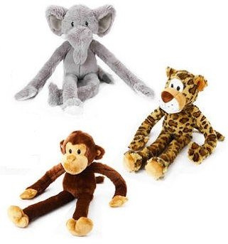 Multipet 22 Swing Safari Dog Chew Toys (3 Pack)