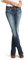 Ariat Women's R.E.A.L. Mid Rise Bootcut Jean, Rainstorm, 32 Regular