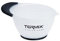 Termix Bol de teinture blanc professionnel avec compteur précis pour mélanger la teinture, conception antidérapante et résistante, capacité de 45 ml à 360 ml, idéal pour les coiffeurs et les stylistes