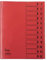 Bene Ordnungsmappe A4 12-teilig/84800rot