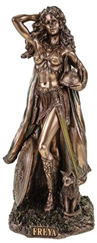 Veronese by Joh. Vogler Freya nordische Göttin der Liebe Skulptur Figur Odin Dekofigur Deko