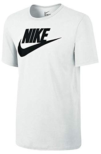 Nike Men Icon Futura T-Shirt - White/Black, Large