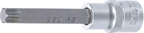 BGS 4475 | Douille à embouts | longueur 100 mm | 12,5 mm (1/2) | profil T (pour Torx) T55