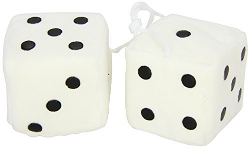 Sumex DADOS10 Plüschwürfel, Weiß, 7 x 7 cm