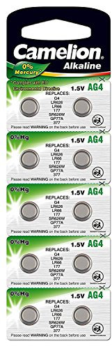 Pack de 10 piles bouton AG4 / LR626 - Haute Performance et Capacité