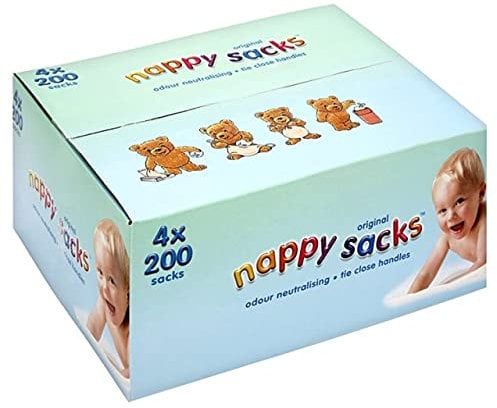 Nappy sacks 4 packs of 200 bags 82036-HS