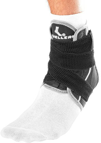 Mueller 4971-3 Hg80 Fussbandage mit Zügeln, L, schwarz/grau