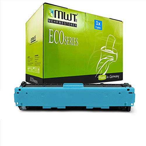 Mehrwegtoner für Laserjet Pro 200 MFP Color M251 , M276 ersetzen HP 131A Blaue CF211A Patronen - deutsche Qualität von MWT - kein Original