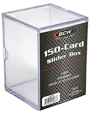 BCW - 2-teilige Schiebe-Plastikbox für 150 Karten