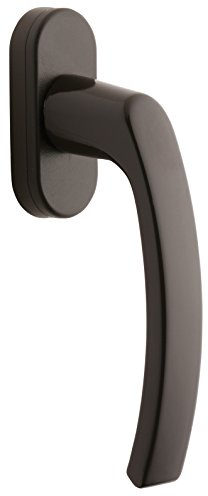Alpertec Fenstergriff Rasterolive beschichtet Rasterung 45 Grad Fensterolive für hohe Beanspruchung, braun, 40120840
