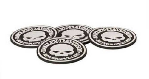 Harley-Davidson Ensemble de dessous de verre tête de mort