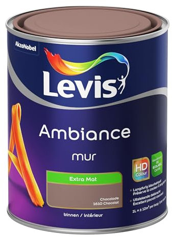 LEVIS Ambiance Mur Extra Mat - Chocolat - 1 L