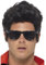 Smiffys 2404 - Stil der 50er Specs, Action Dress Ups und Zubehör, schwarz