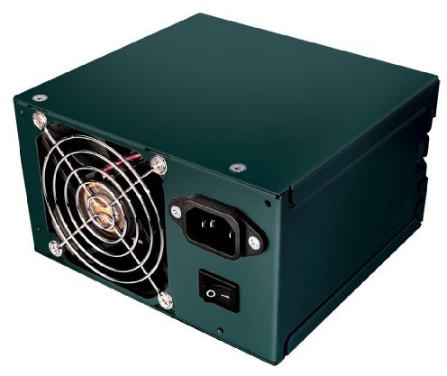 AntecEA-500D Green - Fuente de alimentación (500W, 100 - 240V, 50 - 60 Hz, 8 cm, Lado, Activo) Verde